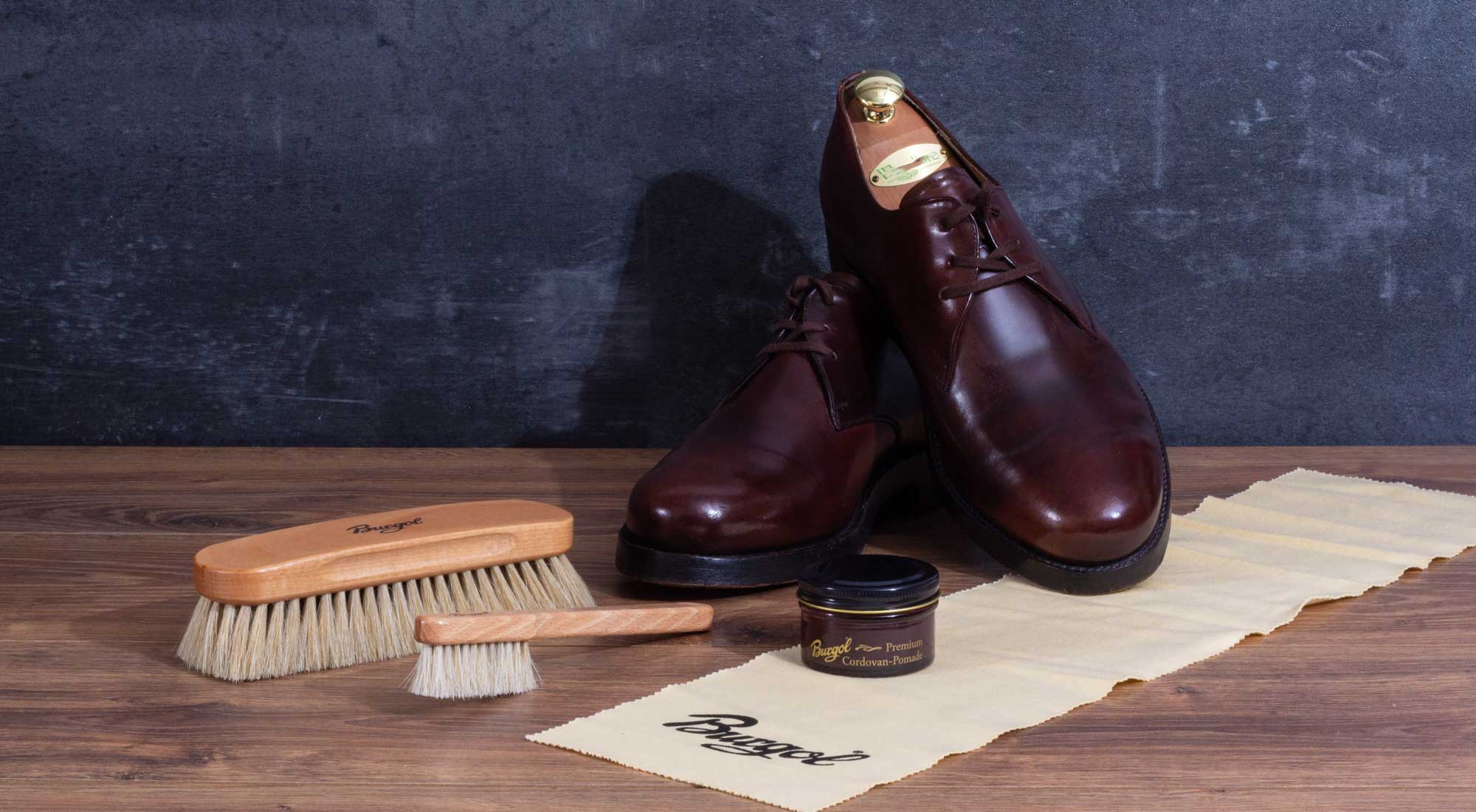 Shoecare for Shell Cordovan shoes